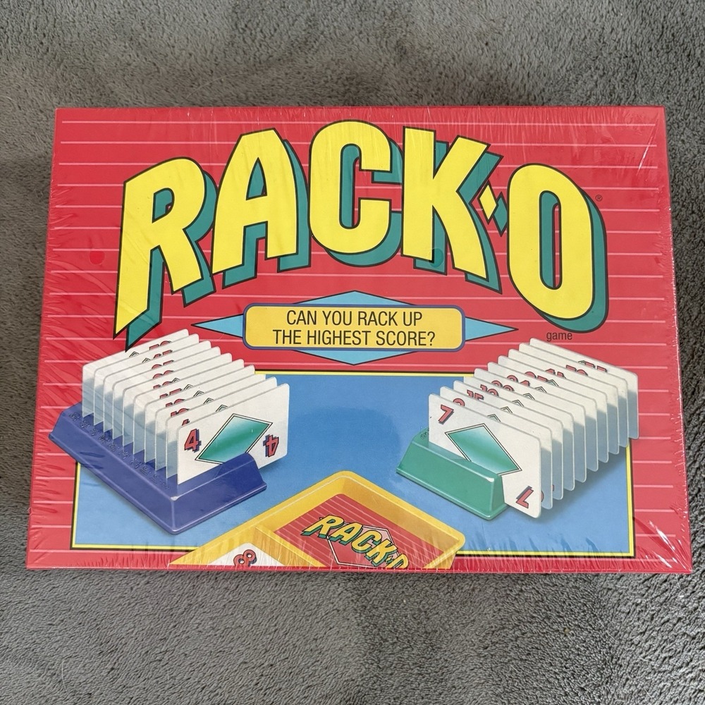 RACKO Card Game 1992 Parker Brothers Factory Sealed‎ Vintage Collectible Rare